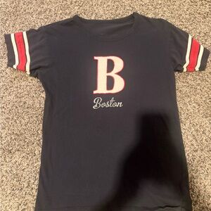 Boston Navy Blue T-Shirt